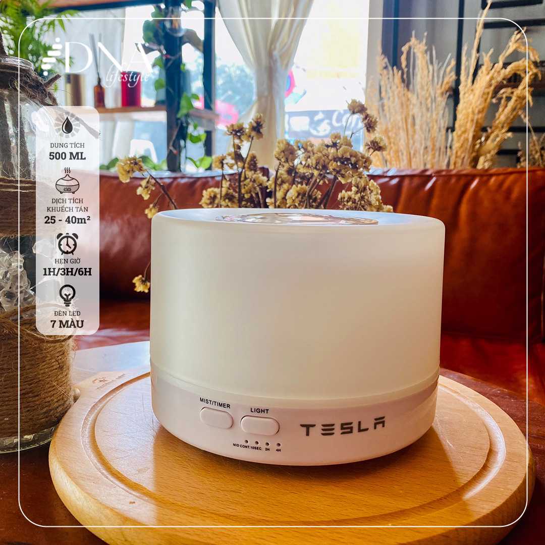 Máy khuyếch tán tinh dầu trụ trong lõi gỗ